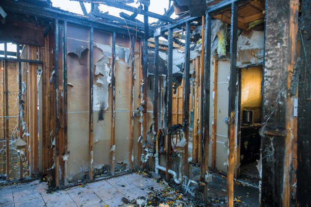 Professional Fire Damage Removal technician working in Saint Francis, MN